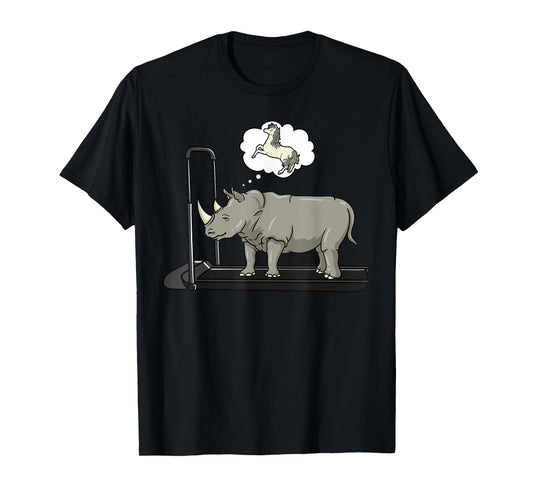 Rhino Loves Unicorn Rhinoceros Animal Wildlife Lover Safari T-Shirt