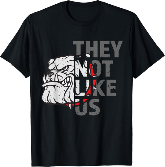 Funny Bulldog American Football T-Shirt