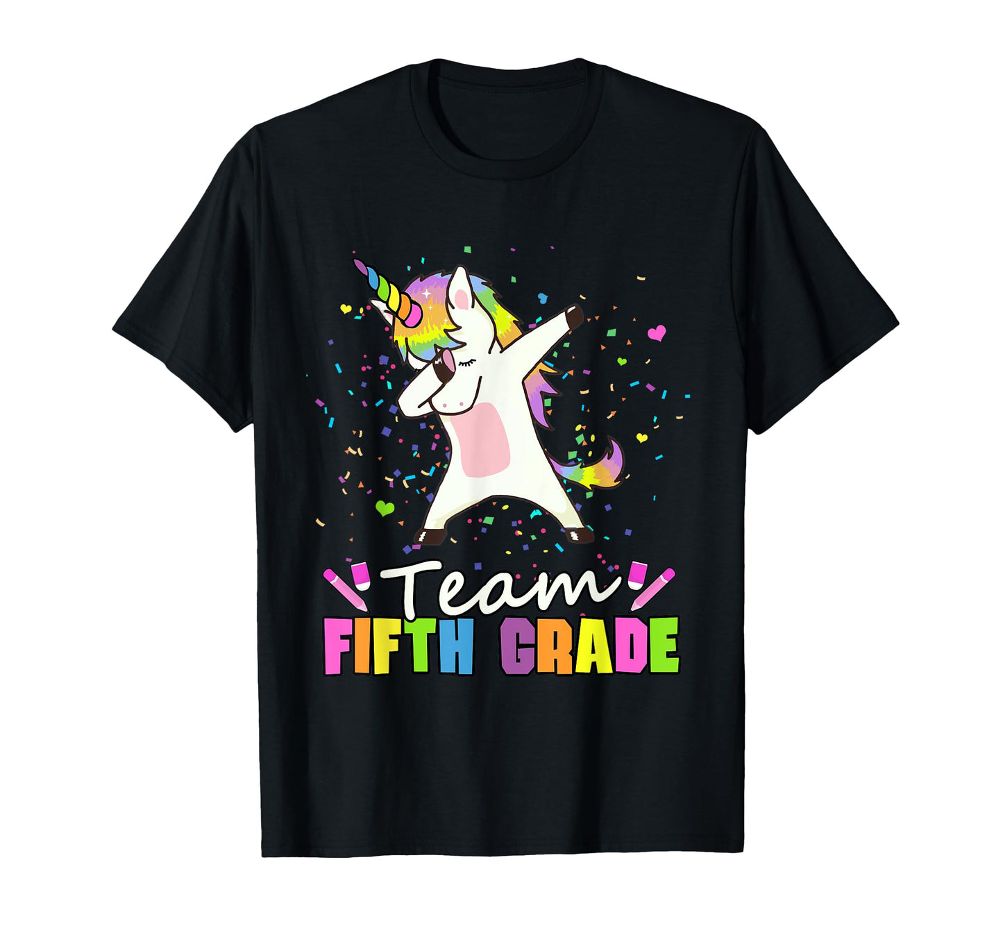 Unicorn Team 5th Grade - Fifth Grade Squad T-Shirt