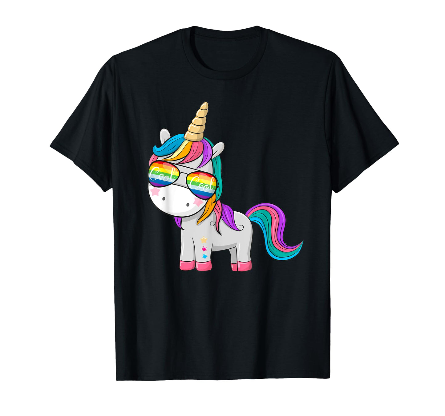 Unicorn with Cool Sunglasses T-Shirt