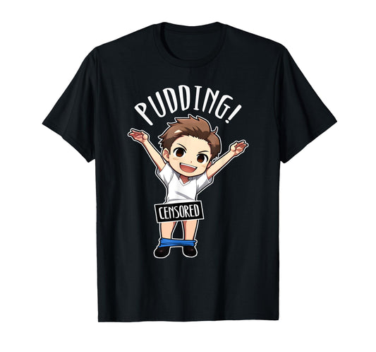 Chibi Pudding Scene Funny SPN T-Shirt