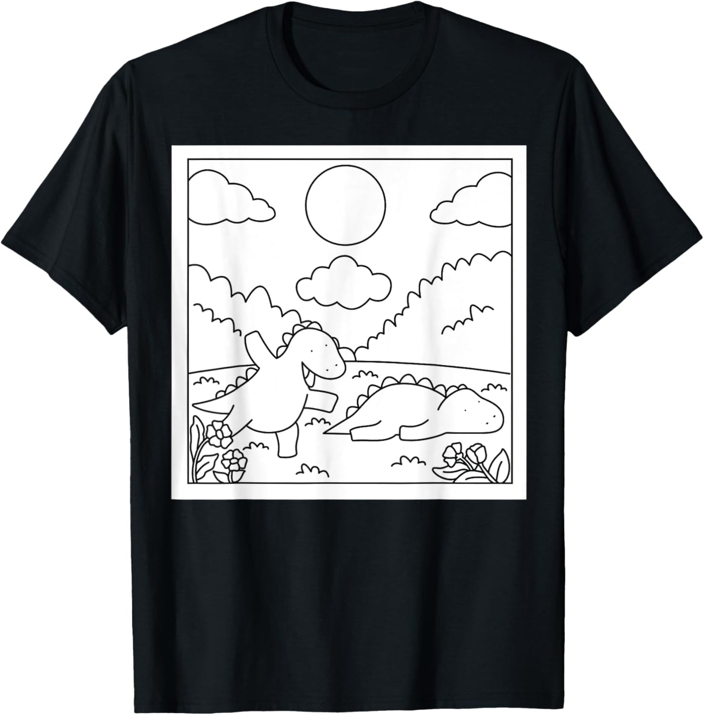Funny Dinosaur chill out T-Shirt