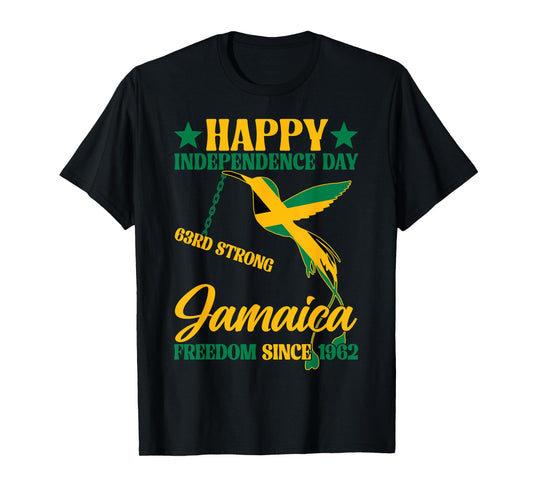 Happy Independence Day August 6th Jamaica 1962 Doctor Bird T-Shirt