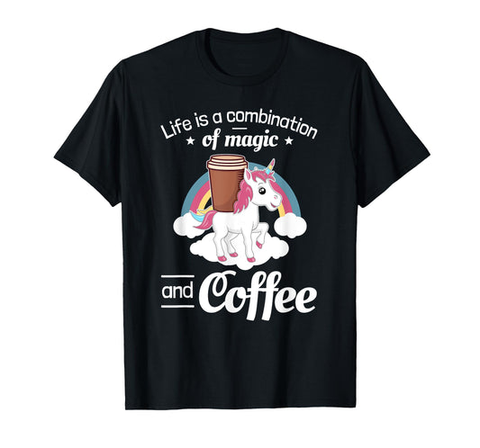 Coffee Unicorn Magic T-Shirt