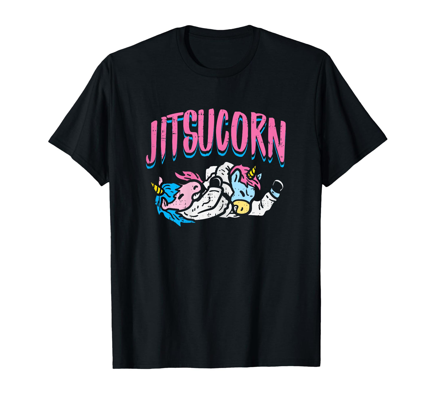 Jitsucorn Jiu Jitsu Unicorn Funny Grappling Martial Art Gift T-Shirt