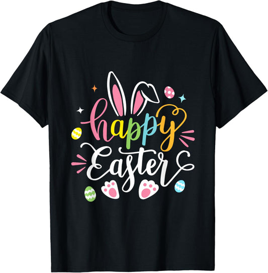 Happy Easter Bunny Rabbit Funny Easter Day Women Girls T-Shirt