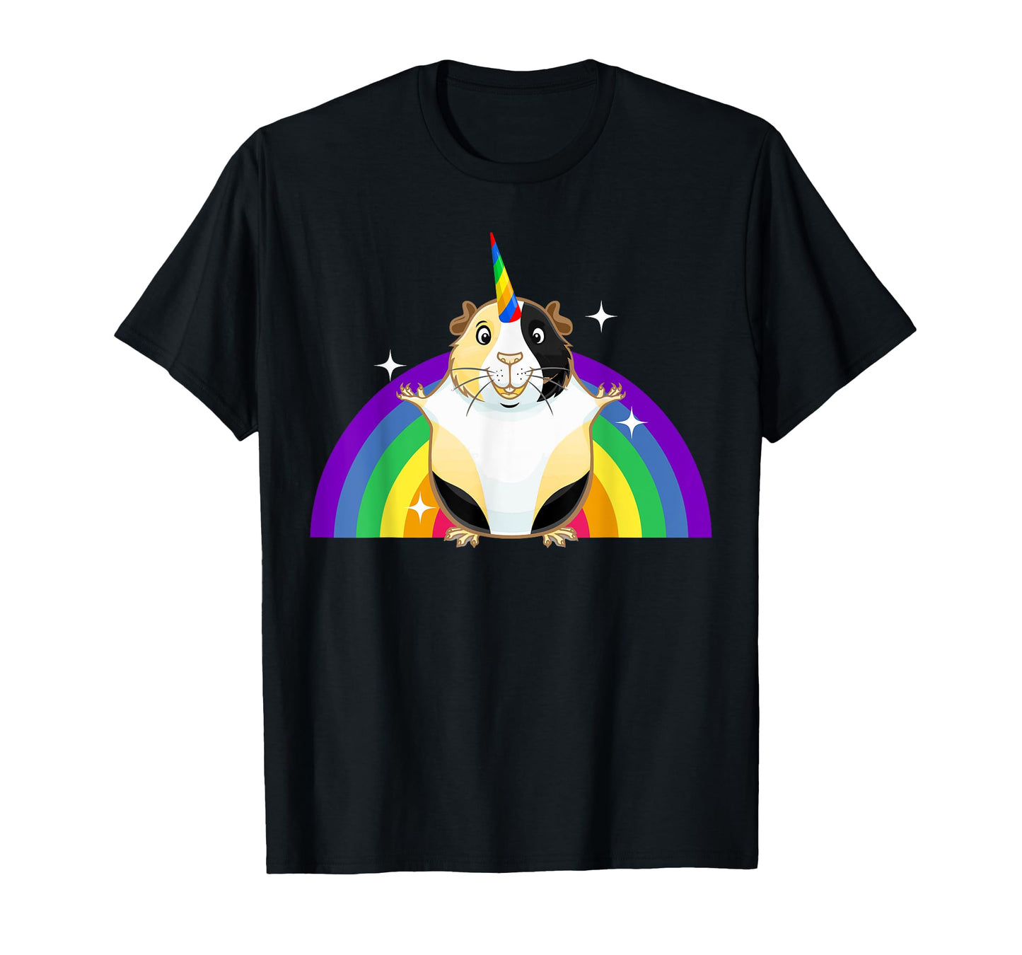 Guinea Pig Unicorn Rainbow T-Shirt T-Shirt