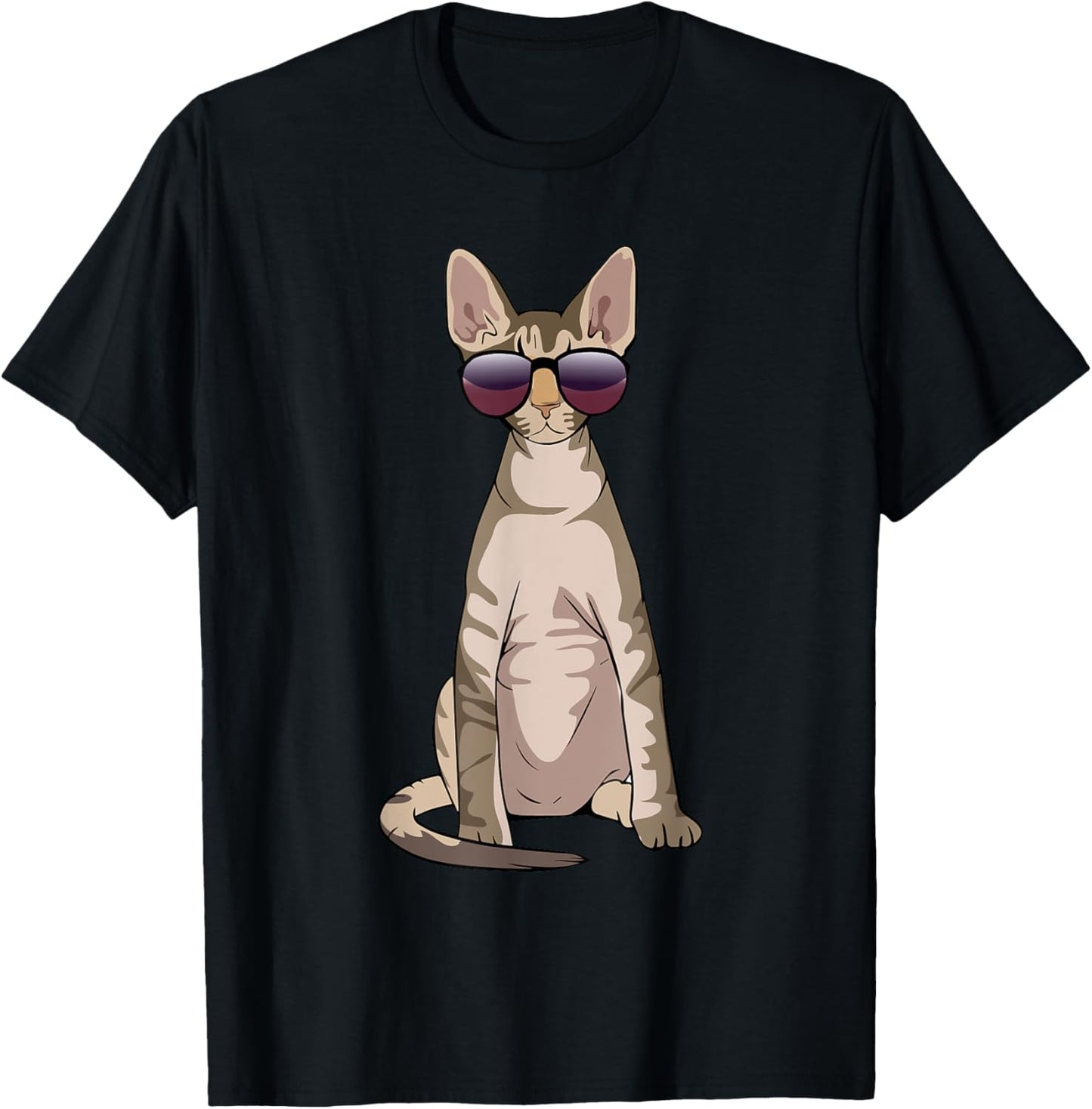 Devon Rex Cat Tee Shirt, Cat Lover Gifts