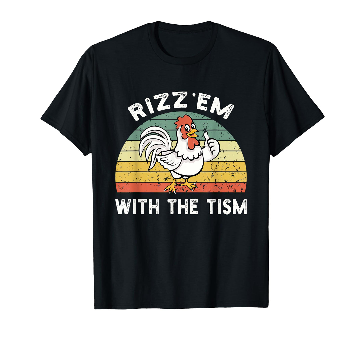 Rizz em With The Tism Meme Retro T-Shirt