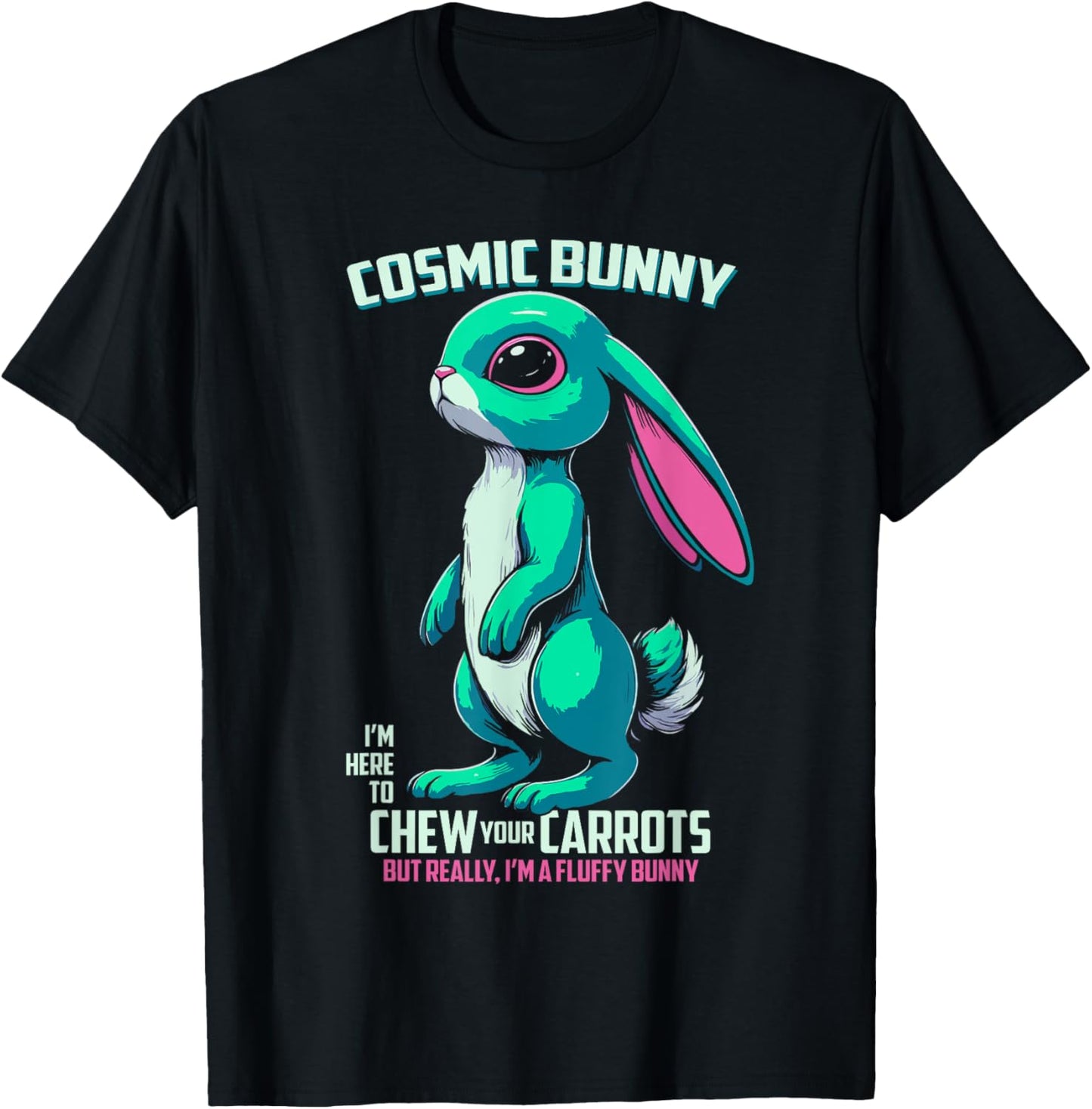 Alien Bunny Extraterrestrial Rabbit UFO T-Shirt