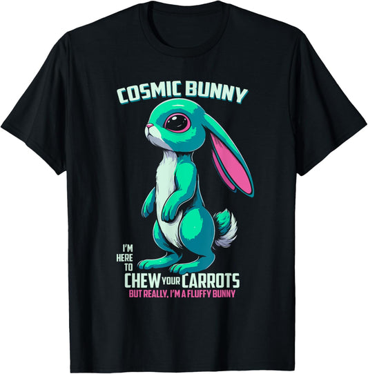 Alien Bunny Extraterrestrial Rabbit UFO T-Shirt