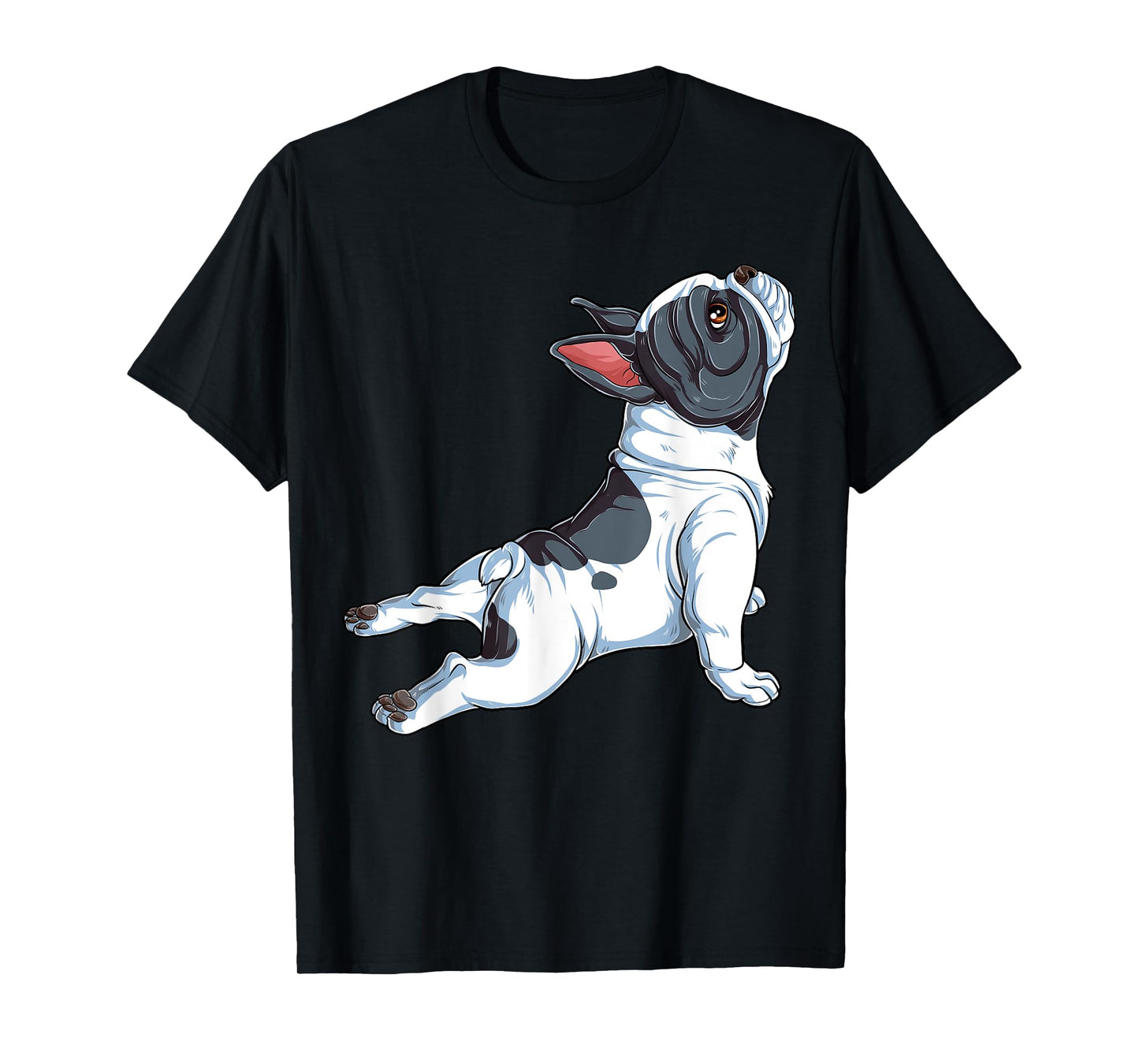 French Bulldog Yoga T shirt Frenchie Namaste Men Funny Gift T-Shirt