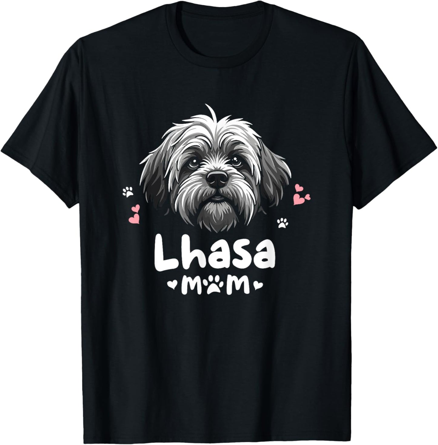 Lhasa Mom Lhasa Apso Dog T-Shirt