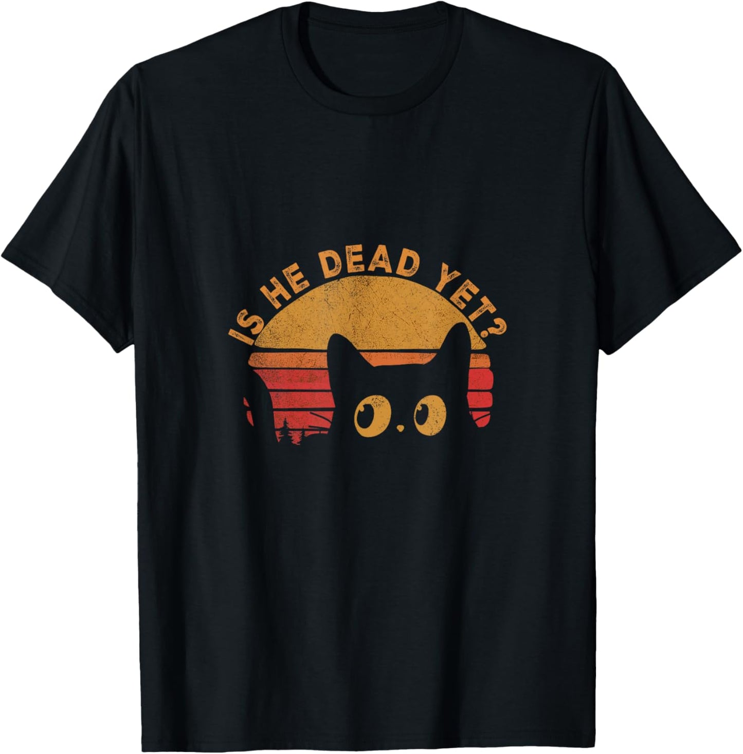 Is-He-Vintage-Dead-Yet cat T-Shirt