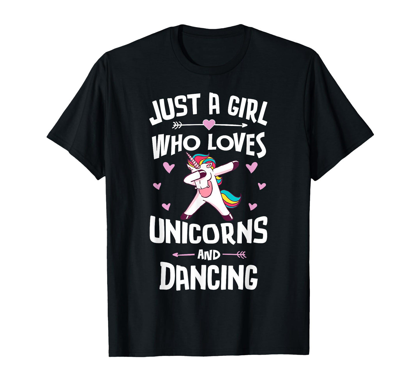 Just A Girl Who Loves Unicorns And Dancing Gift Women T-Shirt