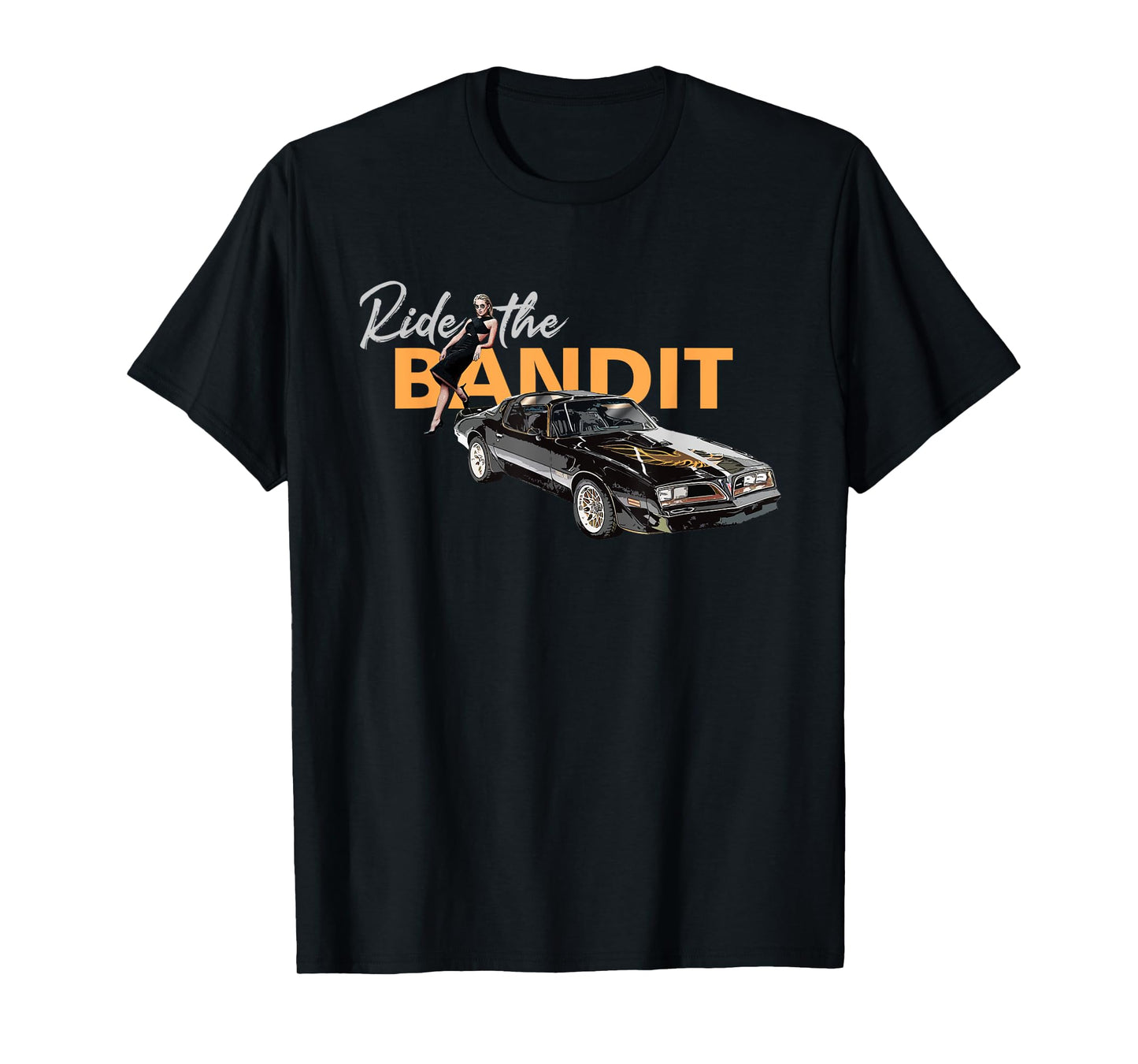 CLASSIC CARS, 1977 BANDIT TRANS AM, VINTAGE BLACK TRANS AM T-Shirt