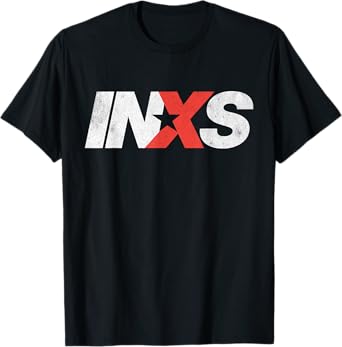 INXS – EW Logo Black T-Shirt