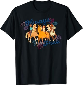 DreamWorks Spirit Riding Free Always Free Group T-Shirt