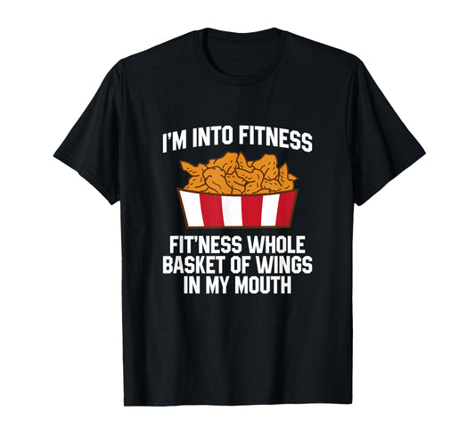 Chicken Wings Quote Hot Wing Fast Food Funny Chicken Wings T-Shirt