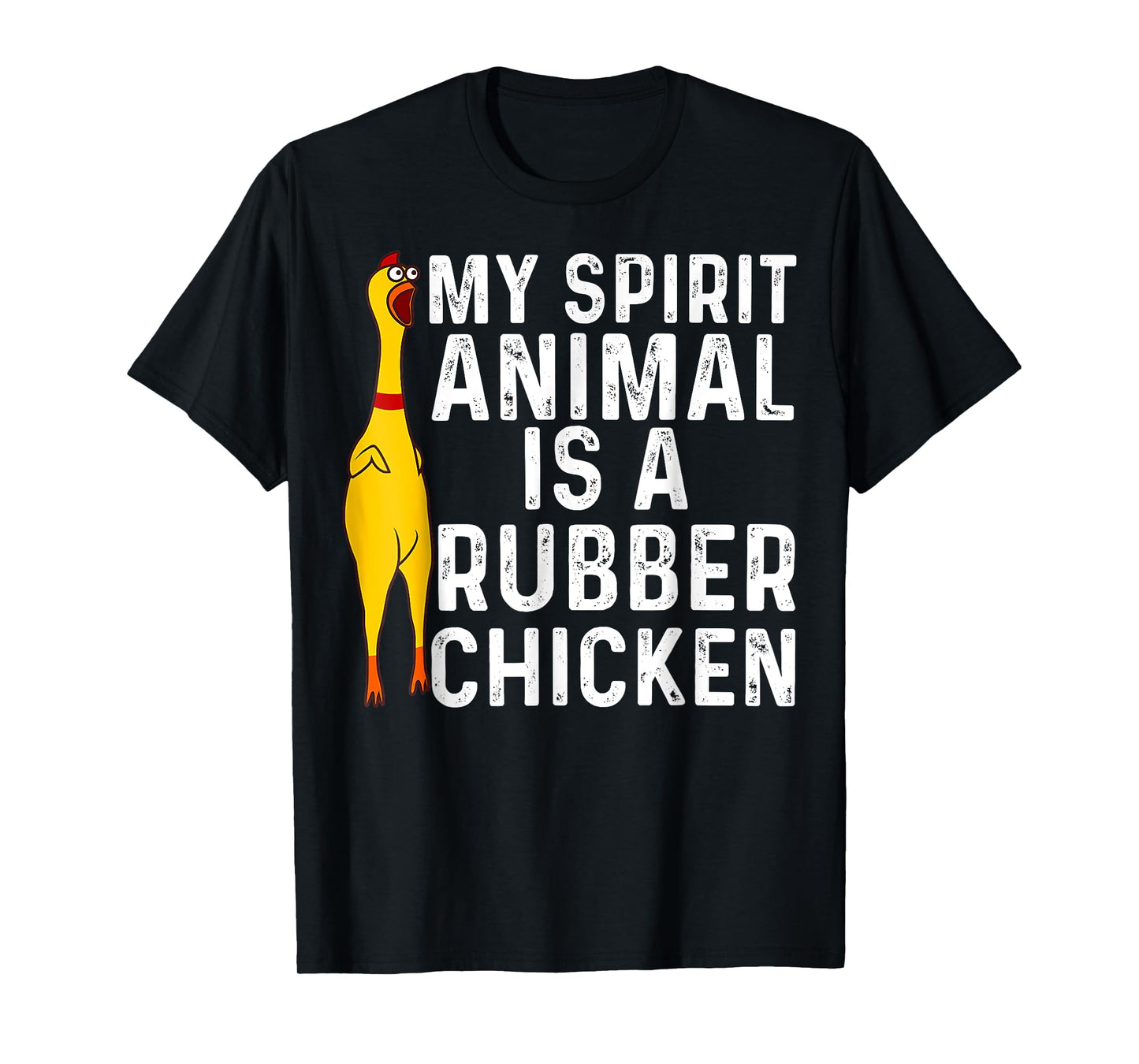Funny Rubber Chicken Gift Men Women Rubber Chicken Costume T-Shirt