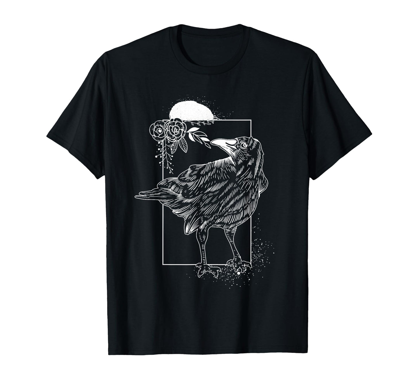 Raven Halloween Night Gift Idea Birds Crow T-Shirt