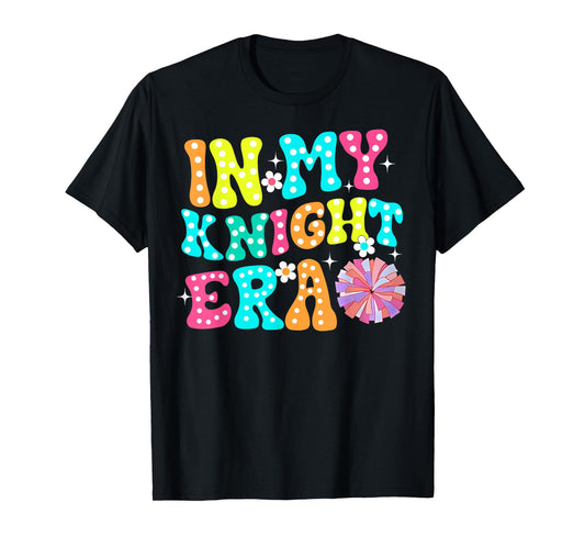 In My Knights Era Back to School Spirit Game Retro Groovy T-Shirt