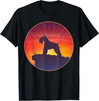 Schnauzer Standard Miniature & Giant-Schnauzer Dog Men Women Kids T-Shirt