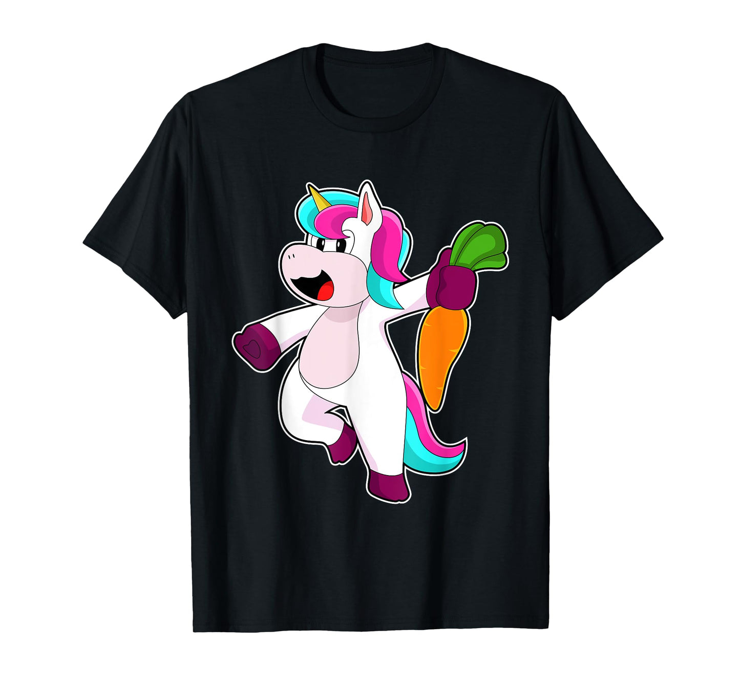Unicorn Carrot Vegetables T-Shirt