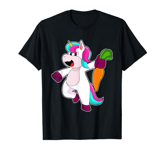 Unicorn Carrot Vegetables T-Shirt