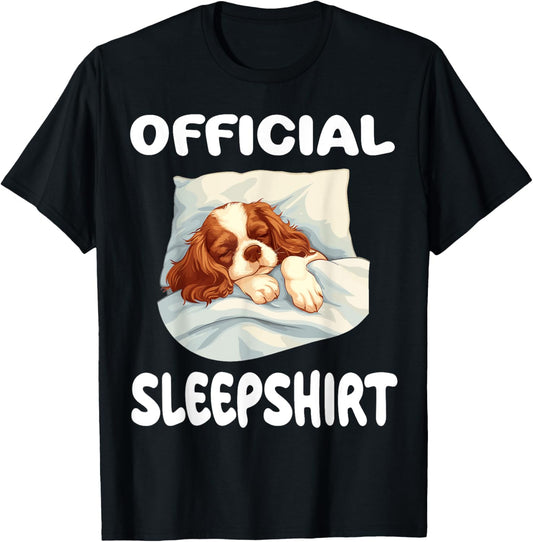Cavalier King Charles Spaniel Dog Official Sleepshirt Pajama T-Shirt