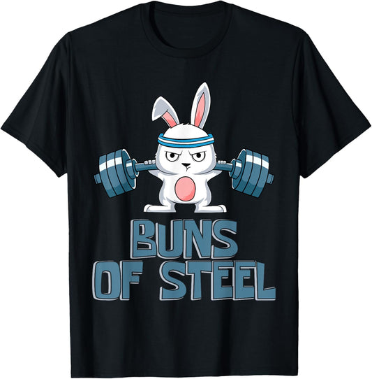Buns of Steel Body Fitness Rabbit Rabbit Gym Workout T-Shirt