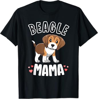 Beagle Mama Dog Mom Shirts For Women Gift For Beagle Lover T-Shirt