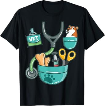 Veterinary Animal Zoo Animals Veterinarian Halloween Costume T-Shirt