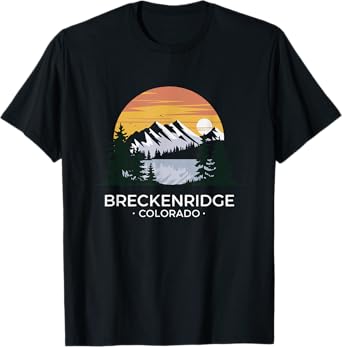Breckenridge Colorado Scenic Mountain Lake Gift T-Shirt