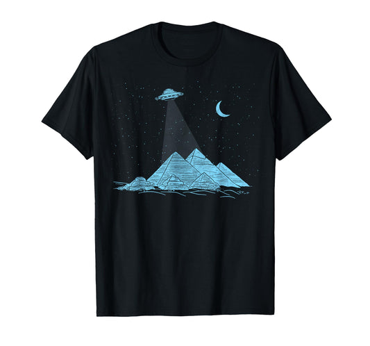 UFO Pyramid Abduction! - BELIEVE T-Shirt
