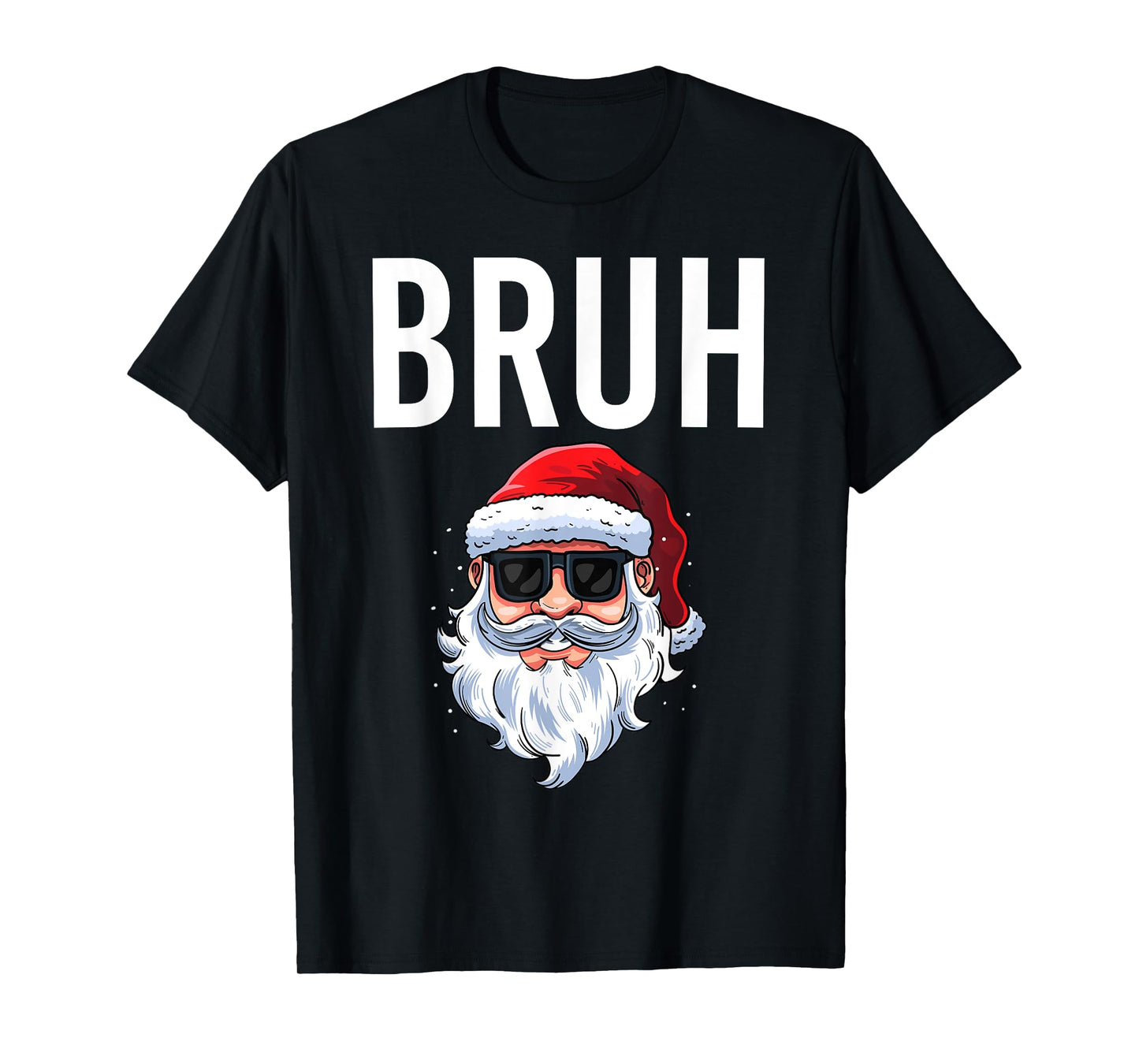 Merry Christmas Bruh Meme Funny Saying for Brother Boys Men T-Shirt
