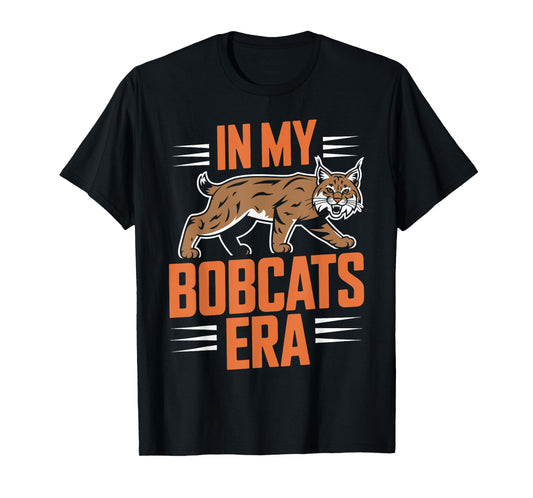 In My Bobcats Era School Spirit Team Pride Mascot T-Shirt