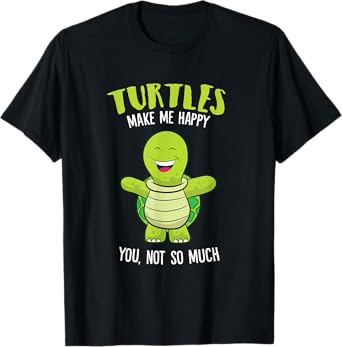 Turtles Make Me Happy Love Turtles T-Shirt