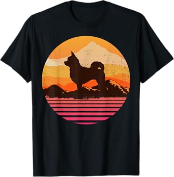 POM-CHI With Sun Mountain Vintage Retro T-Shirt T-Shirt