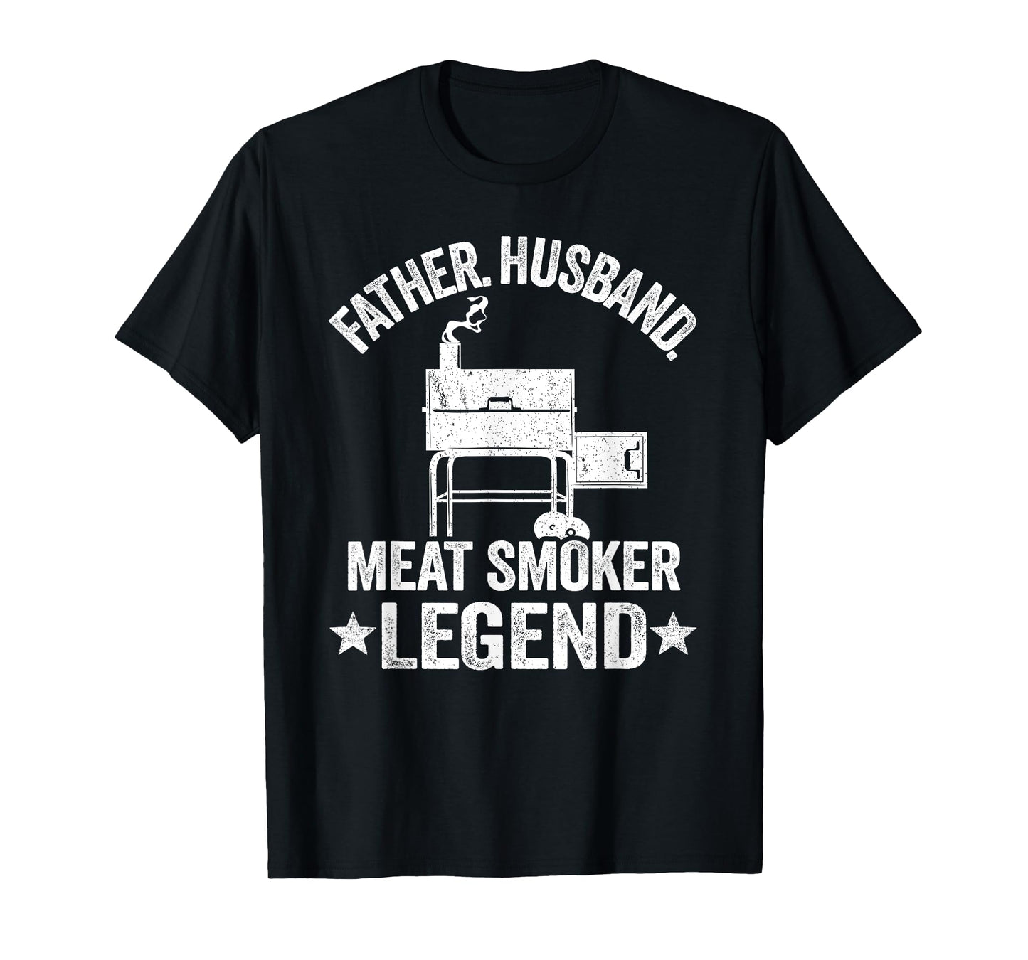 Father Husband Meat Smoker Legend Grilling Dad Meat Smoking T-Shirt