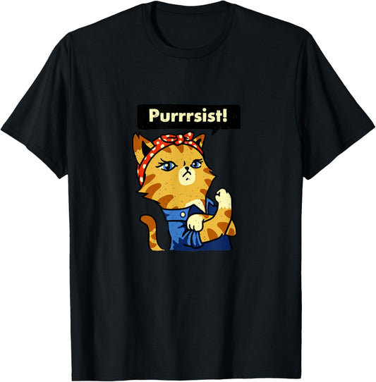 Women's March Purrsist Cat Lady T-Shirt
