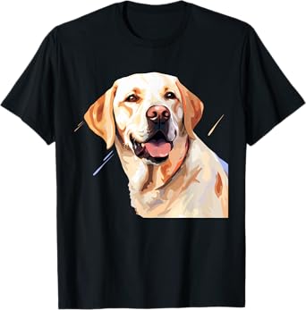 Labrador Retriever Dog Gifts For Labbi Lovers Labrador Watercolor T-Shirt