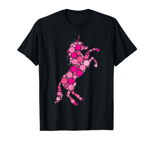 Pink Polka Dot Unicorn International Dot Day T-Shirt