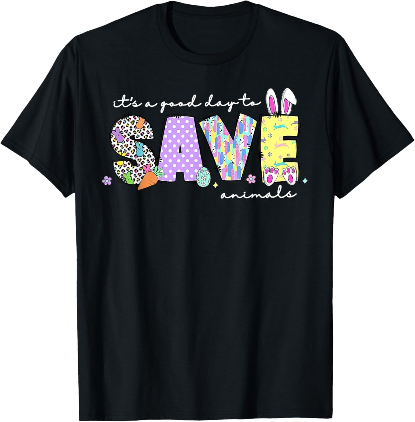 It’s A Good Day To Save Animals Easter Vet Tech Veterinary T-Shirt