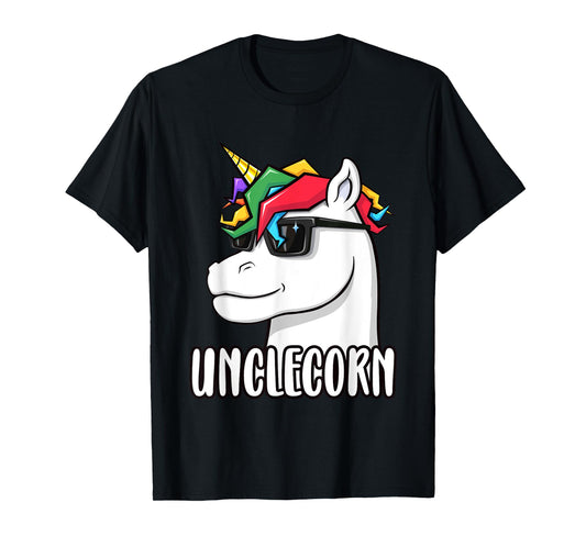 Unclecorn - Unicorn Uncle - Funny Birthday Gift T-Shirt