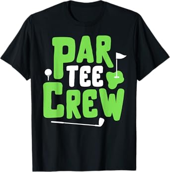 Par Tee Crew Funny Golf Lover Putter Golfing Golfer Boy Girl T-Shirt