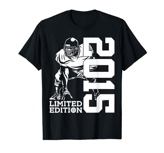 JAHRGANG 2015 OUTFIT ZUM 10. GEBURTSTAG 10th Birthday Football Limited Edition 2015 Football T-Shirt