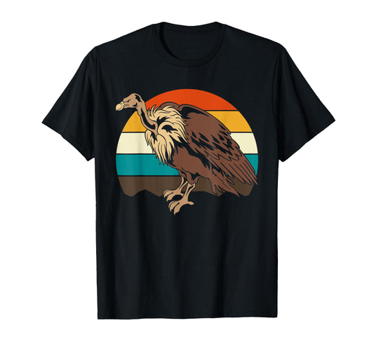 Retro Scavenger Turkey Vulture Bird Animal Carrion Vulture T-Shirt