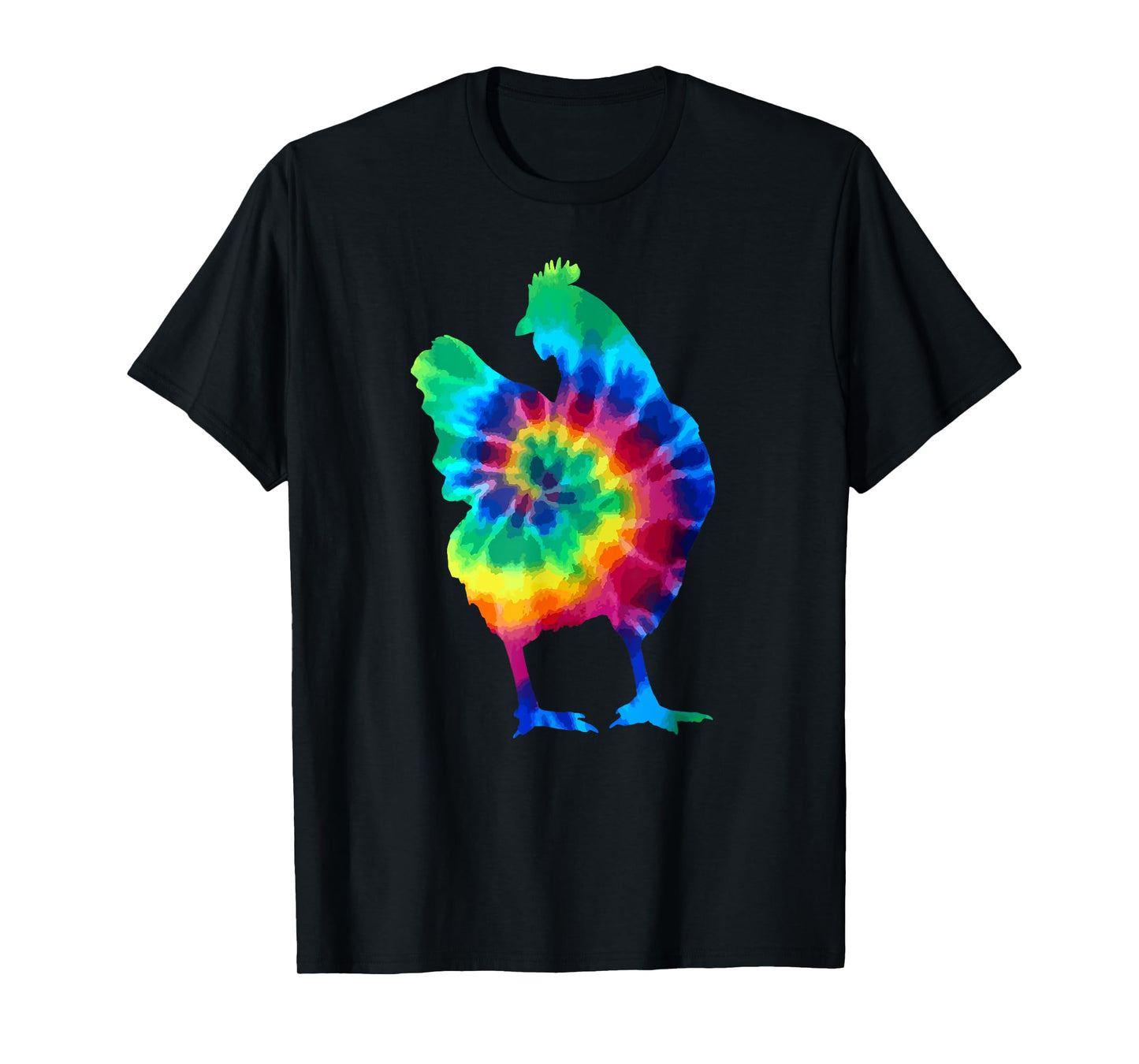 Chicken Tie Dye Vintage Hippie Chickens T-Shirt