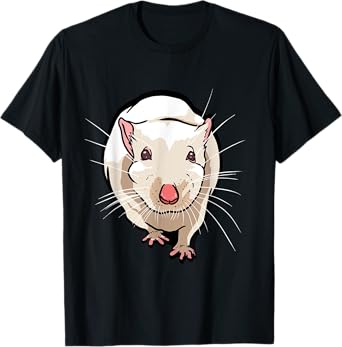 Funny Rat Face for Rats, Mouse & Rodent Lovers T-Shirt
